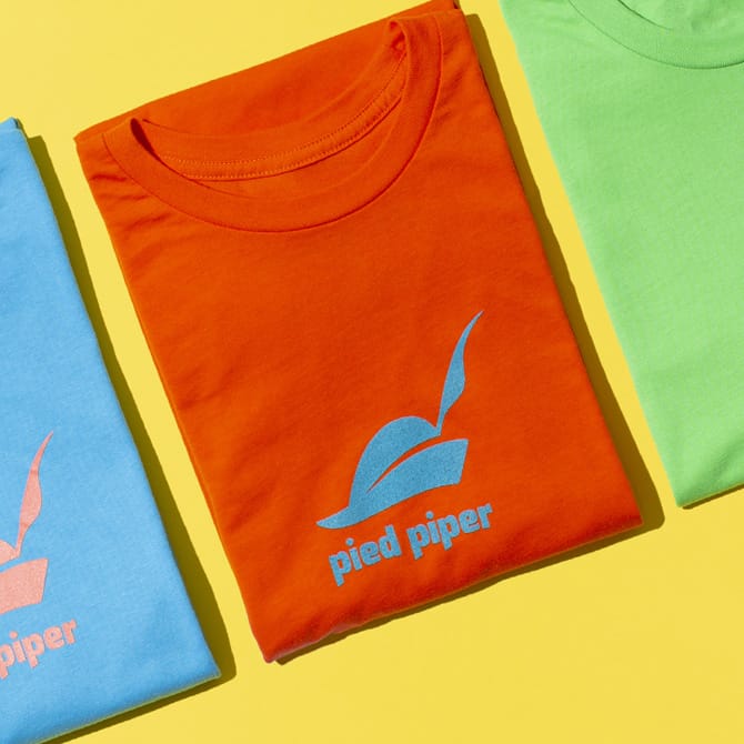 Pied Piper Branded T-Shirts Produced for Conde Nast Publishing | DRIVe Marketing Group of Portland, Oregon